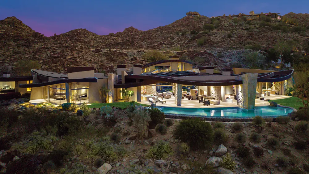 This $12.7 Million Architectural Marvel Sits Inside a Palm Desert Golf Club